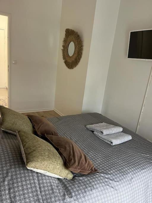Grand Appt Proche Paris Parking Apartment Обервил Екстериор снимка